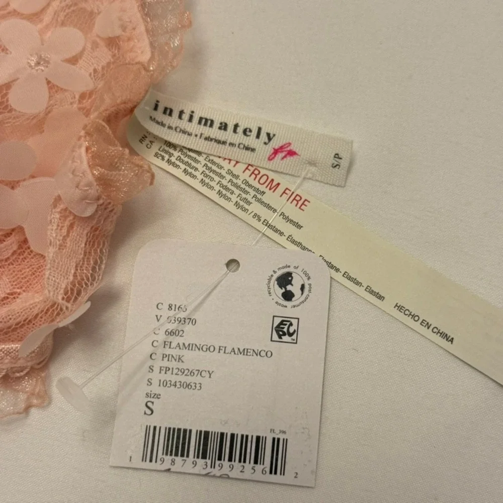 Intimately Free People Save The Date Bralette Flamingo Flamenco, Small, MSRP $38